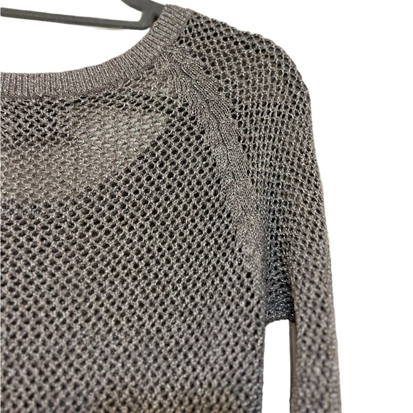 Hollister Open Weave Sparkling Sweater M - Picture 5 of 8